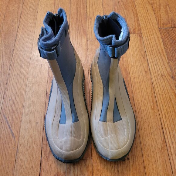 Cabelas Deck Boots 9 Green Booties Fishing Fisherman Gear Swimming Waders - Picture 5 of 8